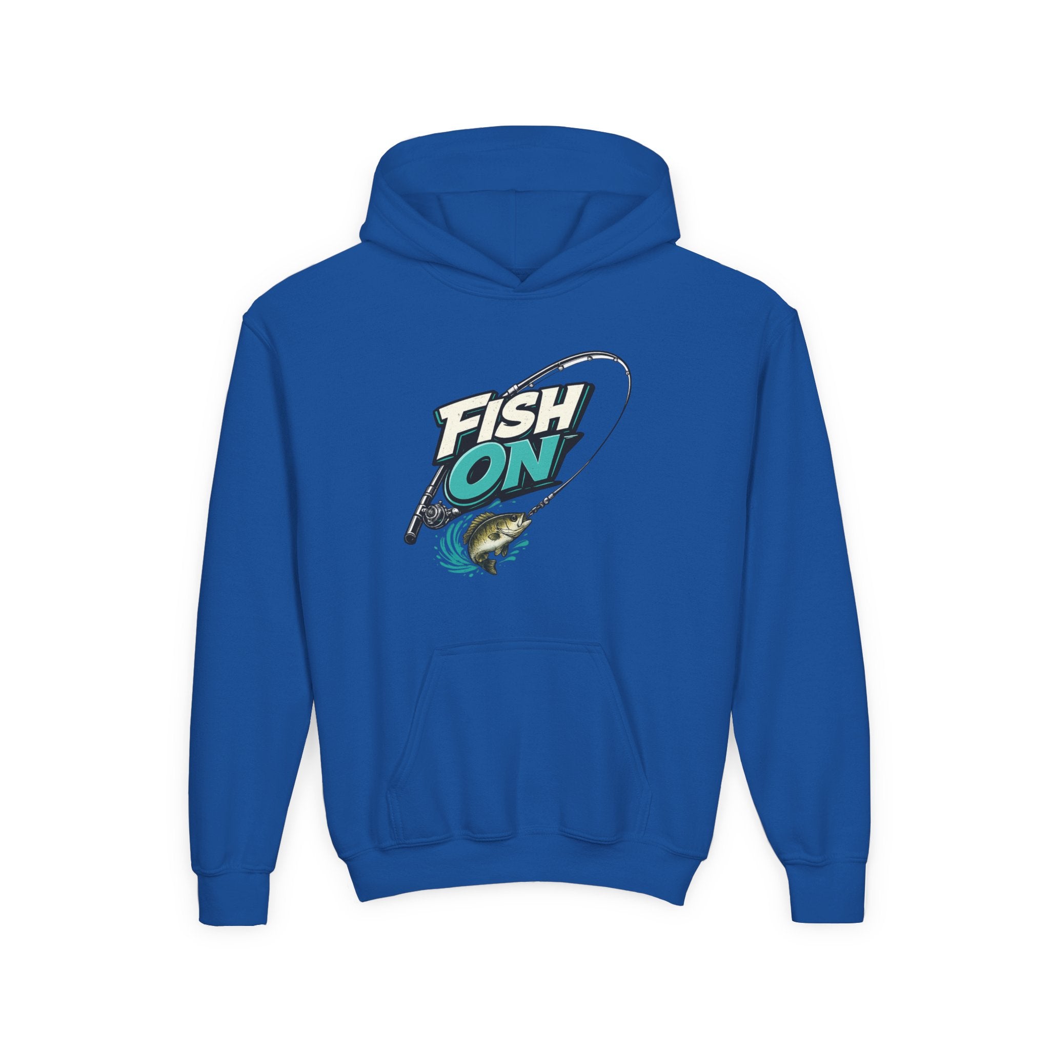 Youth 'Fish On' Bass Fishing Hoodie