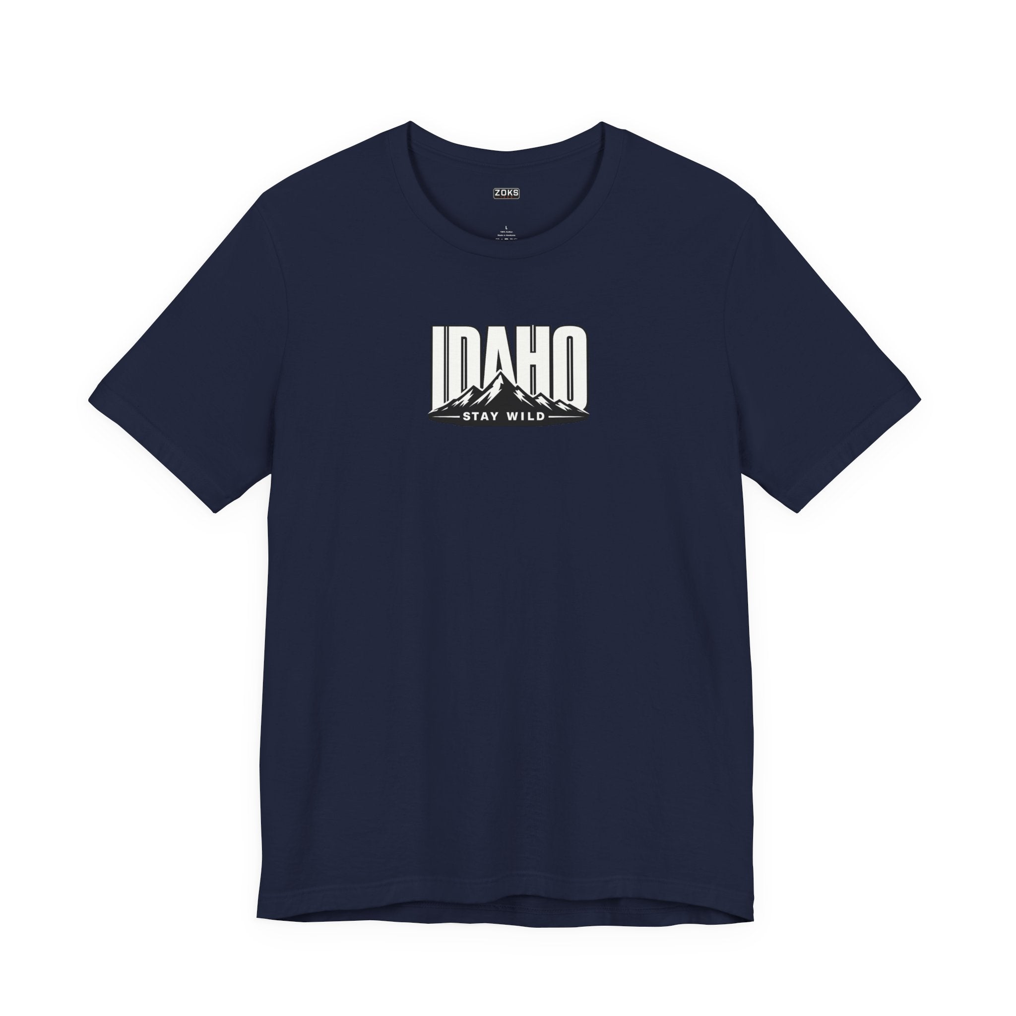 Idaho 'Stay Wild' Mountain State T-Shirt — Outdoor Adventure Tee