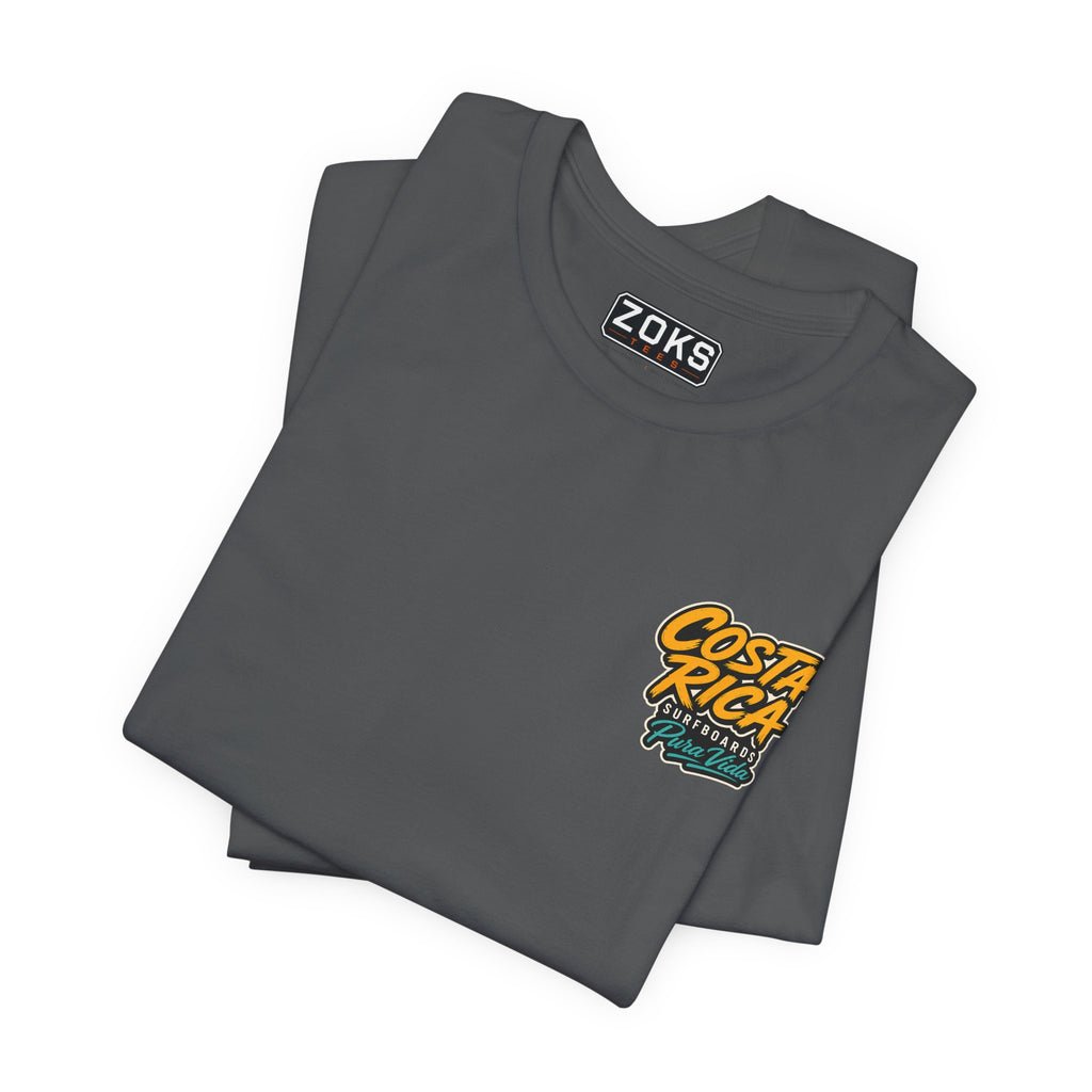 Pura Vida Sloth Beach Costa Rica T-Shirt – Retro Tropical Surf Graphic Tee