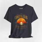 Women's Coastal Club Sunset Tee — "Golden Hour" Pacific State of Mind T-Shirt