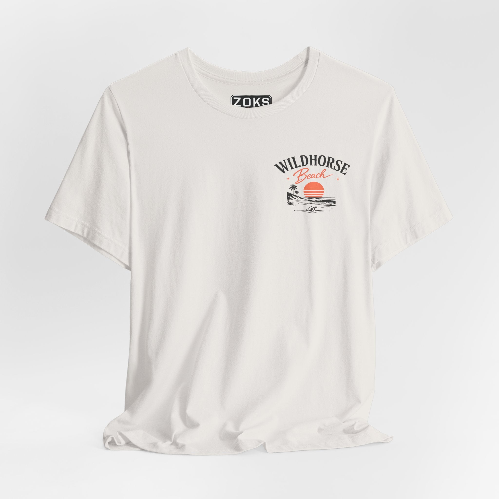 Wildhorse Beach Vintage Sunset Tee – Women's Coastal Aesthetic Shirt