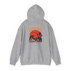 Hawai'i Lava Coast Surf Hoodie | Vintage Wave, Volcano & Palm Tree Graphic Sweatshirt