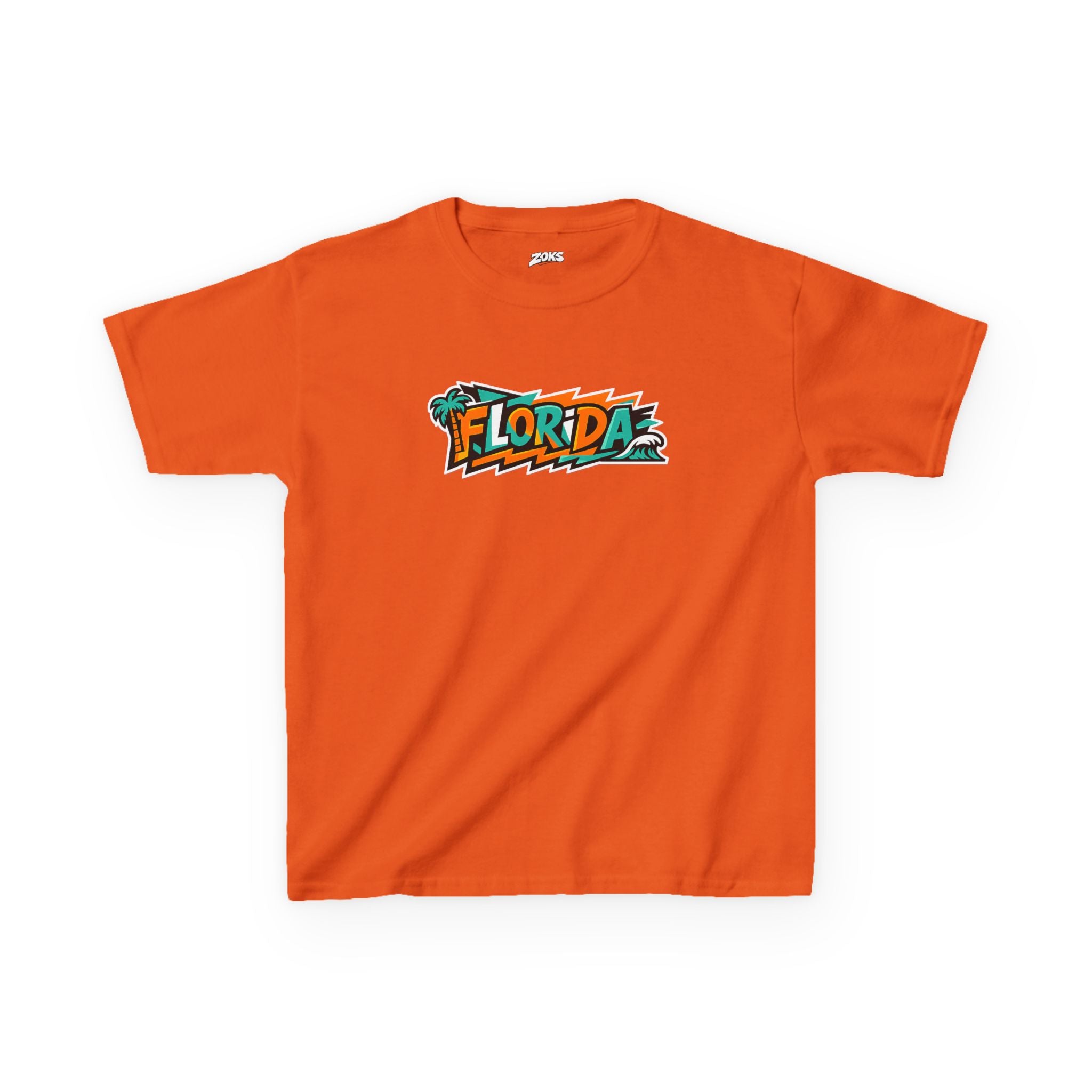 Kids Tropical Beach Surf T-Shirt — Florida Vacation Tee