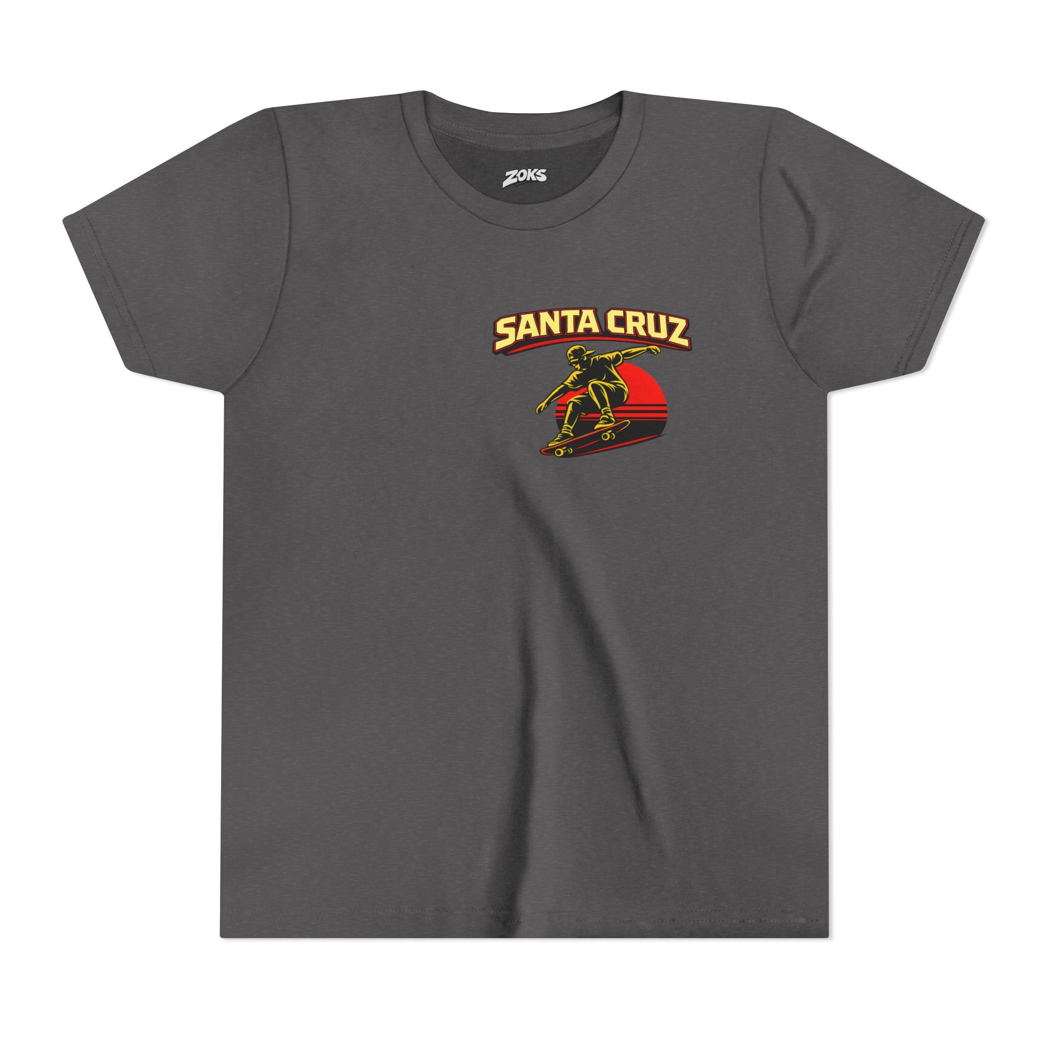 Santa Cruz Youth Skateboard Tee – Vintage Surf Skate California USA
