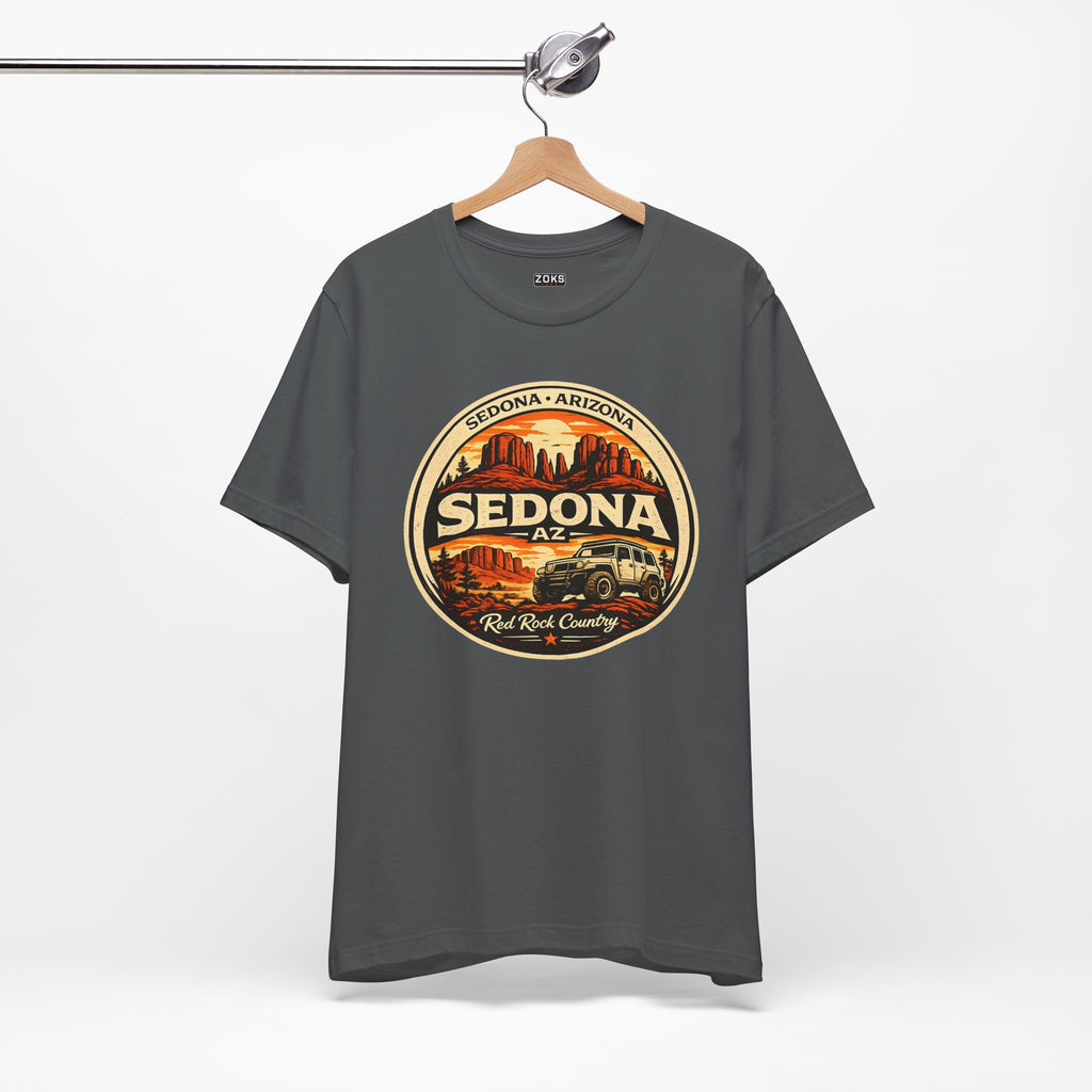Sedona AZ Vintage Jeep T-Shirt — Red Rock Country Souvenir Tee