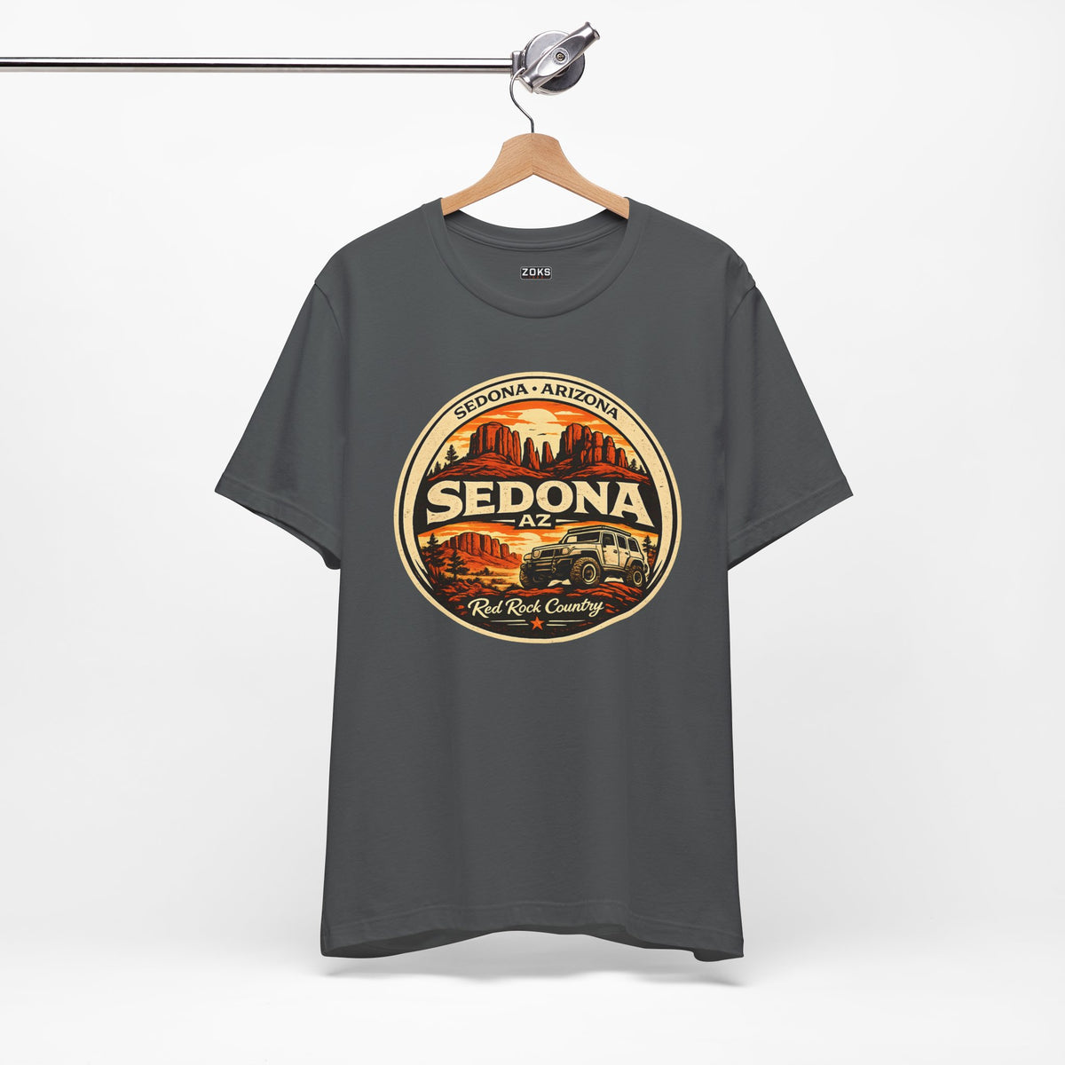 Sedona AZ Vintage Jeep T-Shirt — Red Rock Country Souvenir Tee