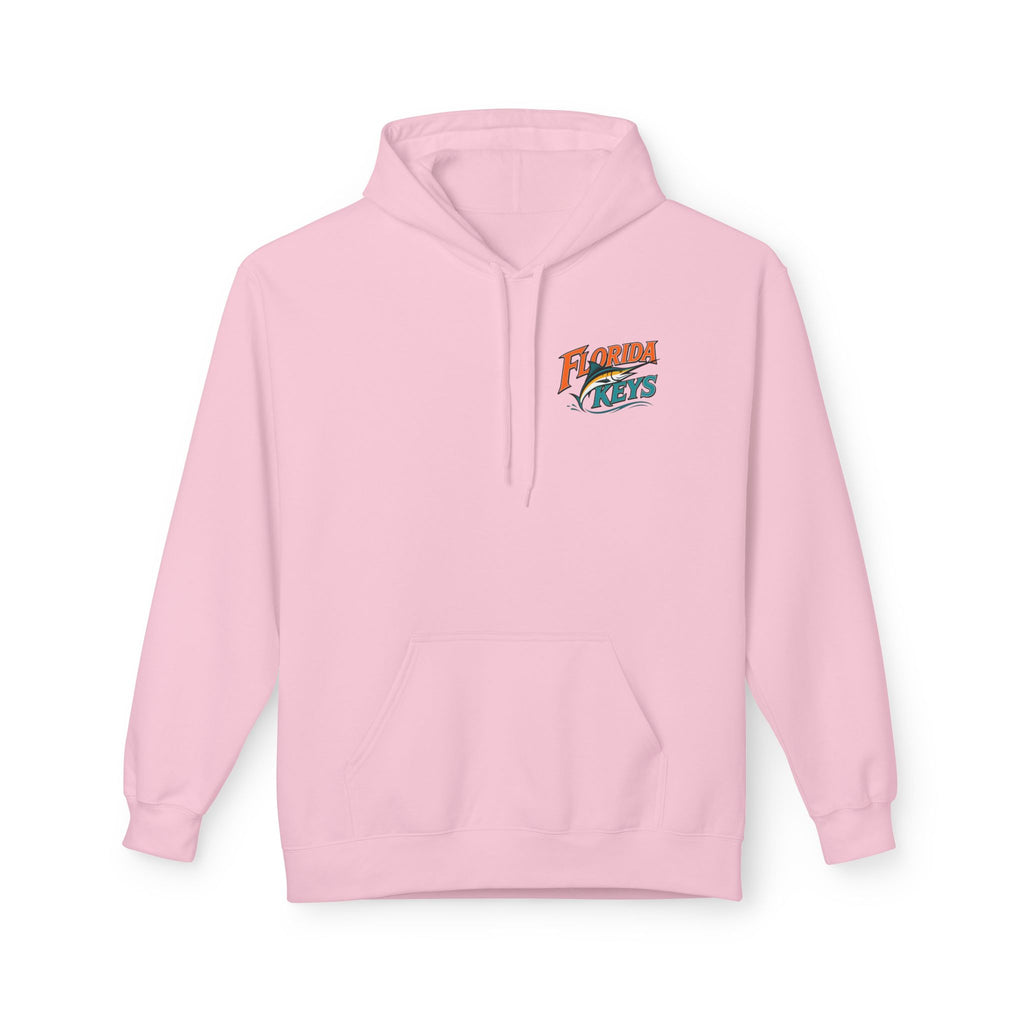 Florida Keys Fishing Hoodie — Key West Key Largo Sunset Marlin Design