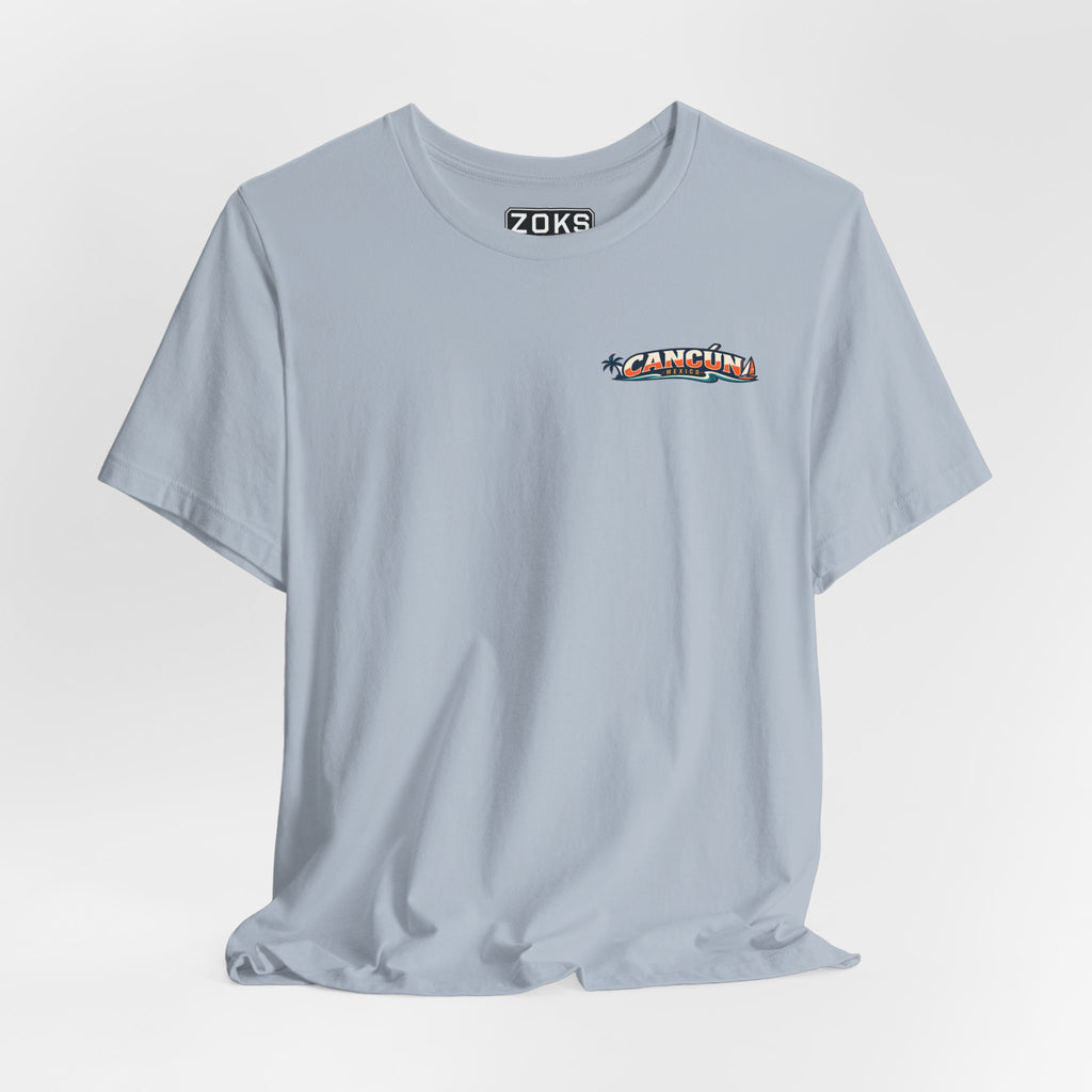Cancún Sunset Sail Tee — Tropical Beach Vacation T-Shirt