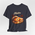 Malibu Surf Sunset T-Shirt — Women's California Surfing Tee