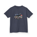 Kids T-Shirt — "Flight School" Jet Plane Graphic