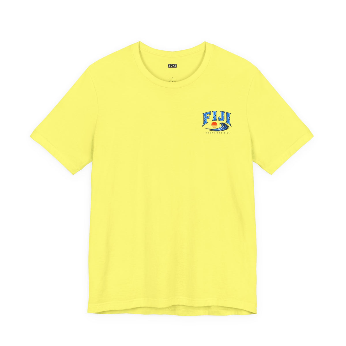 FIJI South Pacific Surf Tee – Premium Island Wave Graphic Shirt (Front & Back Print)