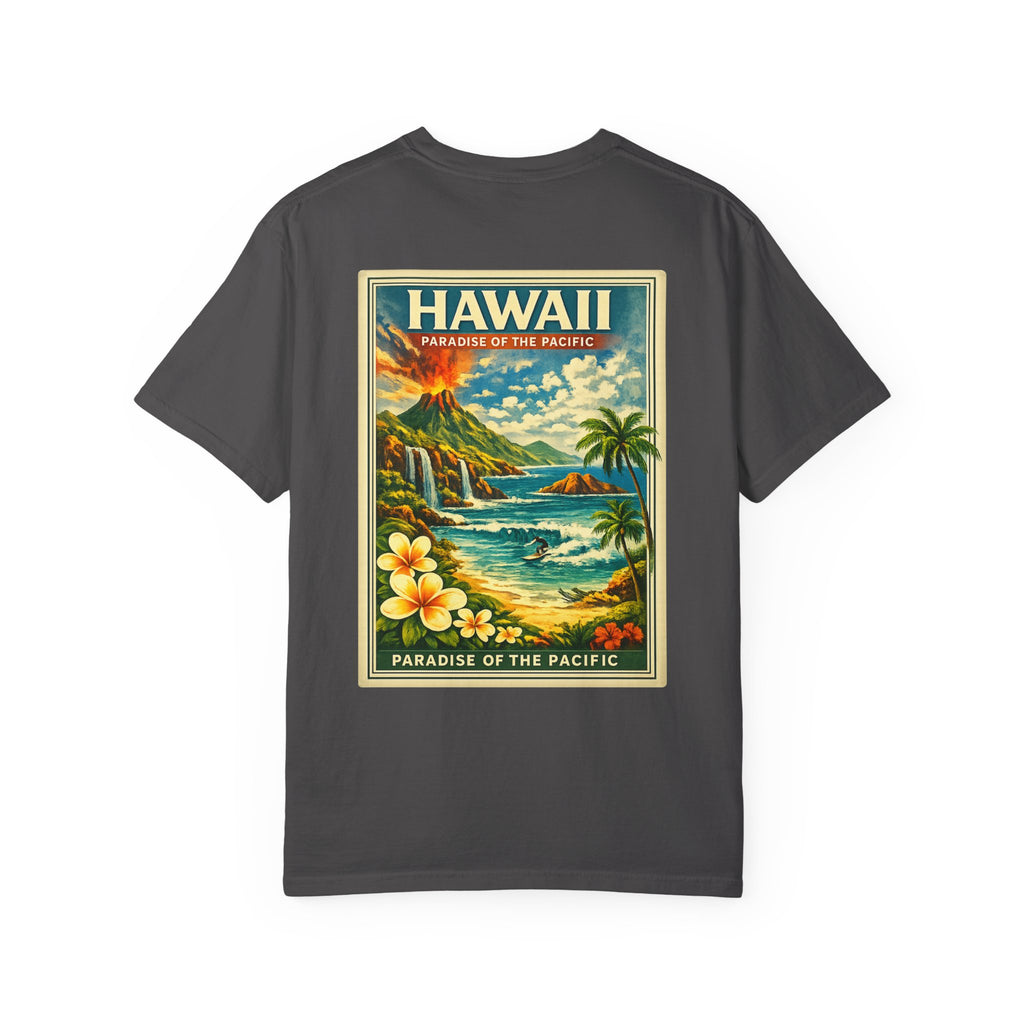 Hawaii Vintage Postcard T-Shirt — Paradise of the Pacific Graphic