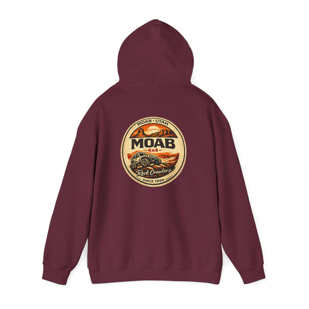 Moab 4x4 Off-Road Hoodie — Vintage Rock Crawler Pullover