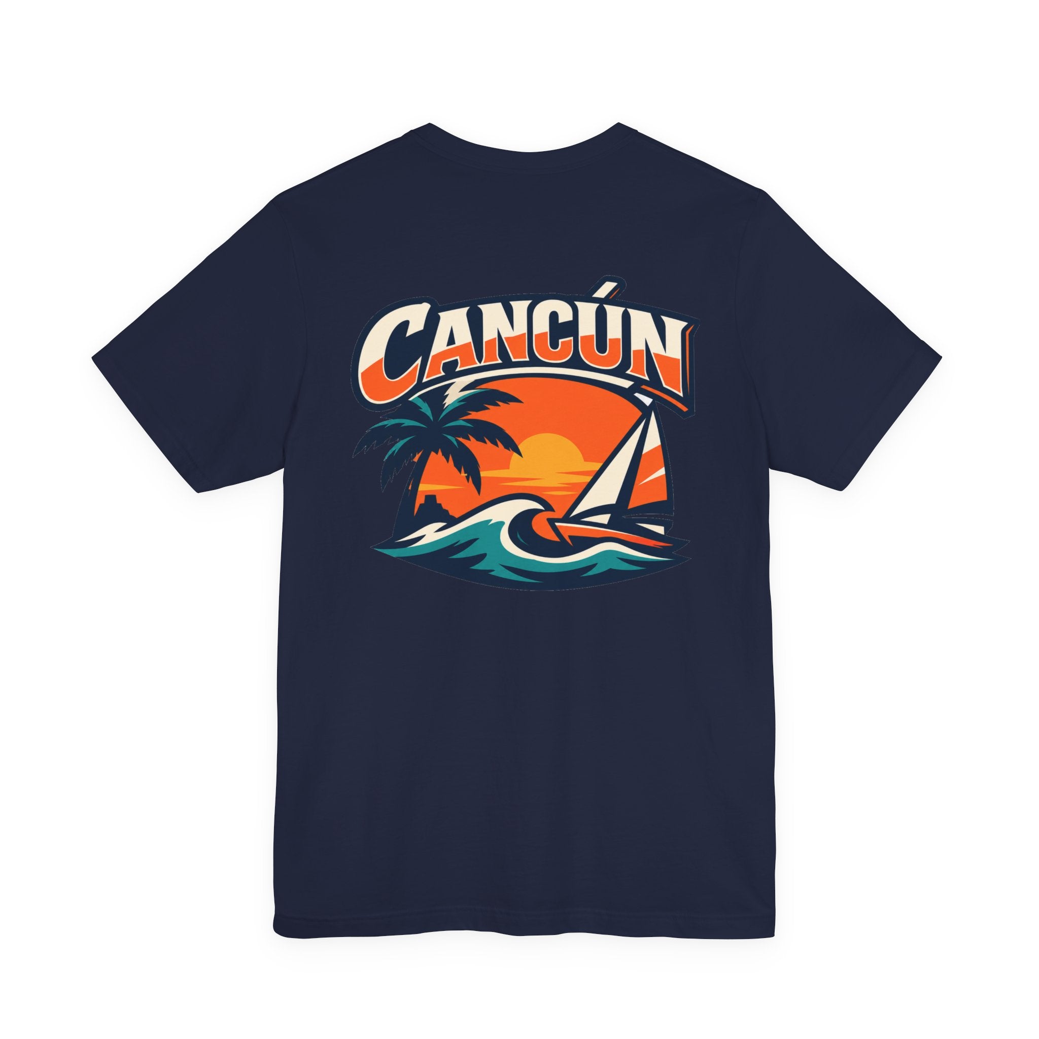 Cancún Sunset Sail Tee — Tropical Beach Vacation T-Shirt