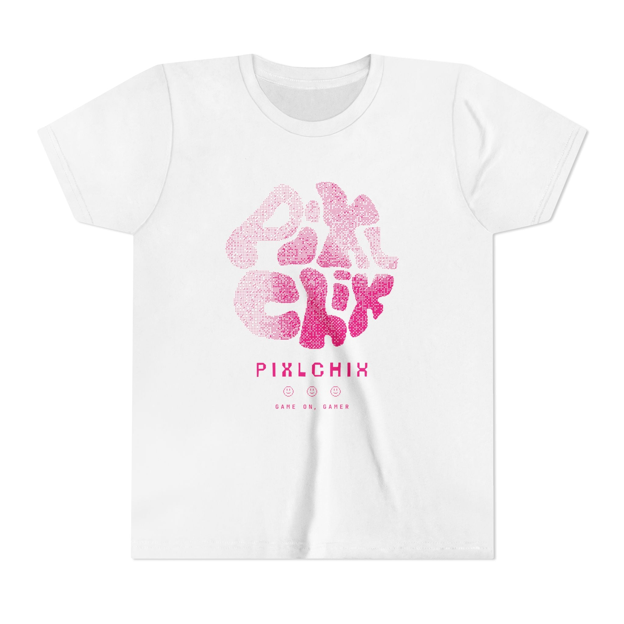 Pixlchix Retro Pink Girl's Youth Tee