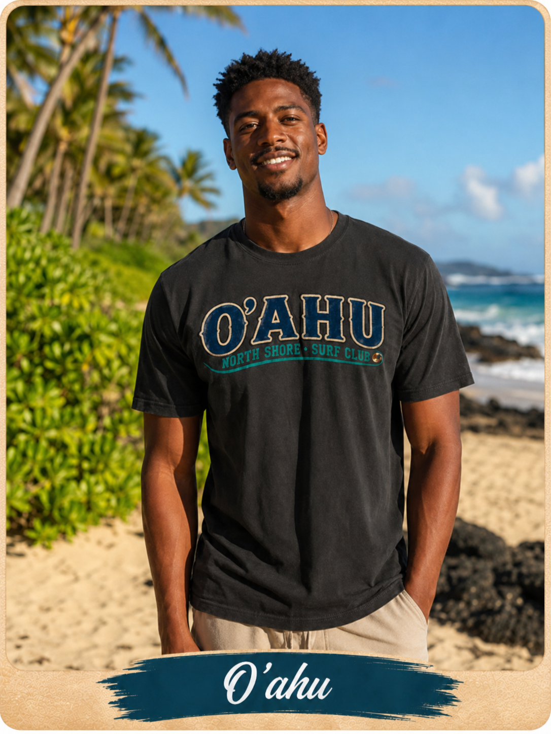 Oʻahu North Shore Surf Club T-Shirt – Vintage Hawaii Surf Tee