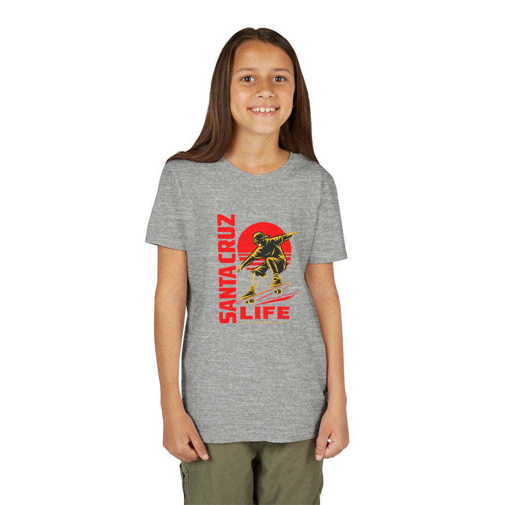 Santa Cruz Skateboard Youth Tee – “Santa Cruz Life” Graphic Shirt