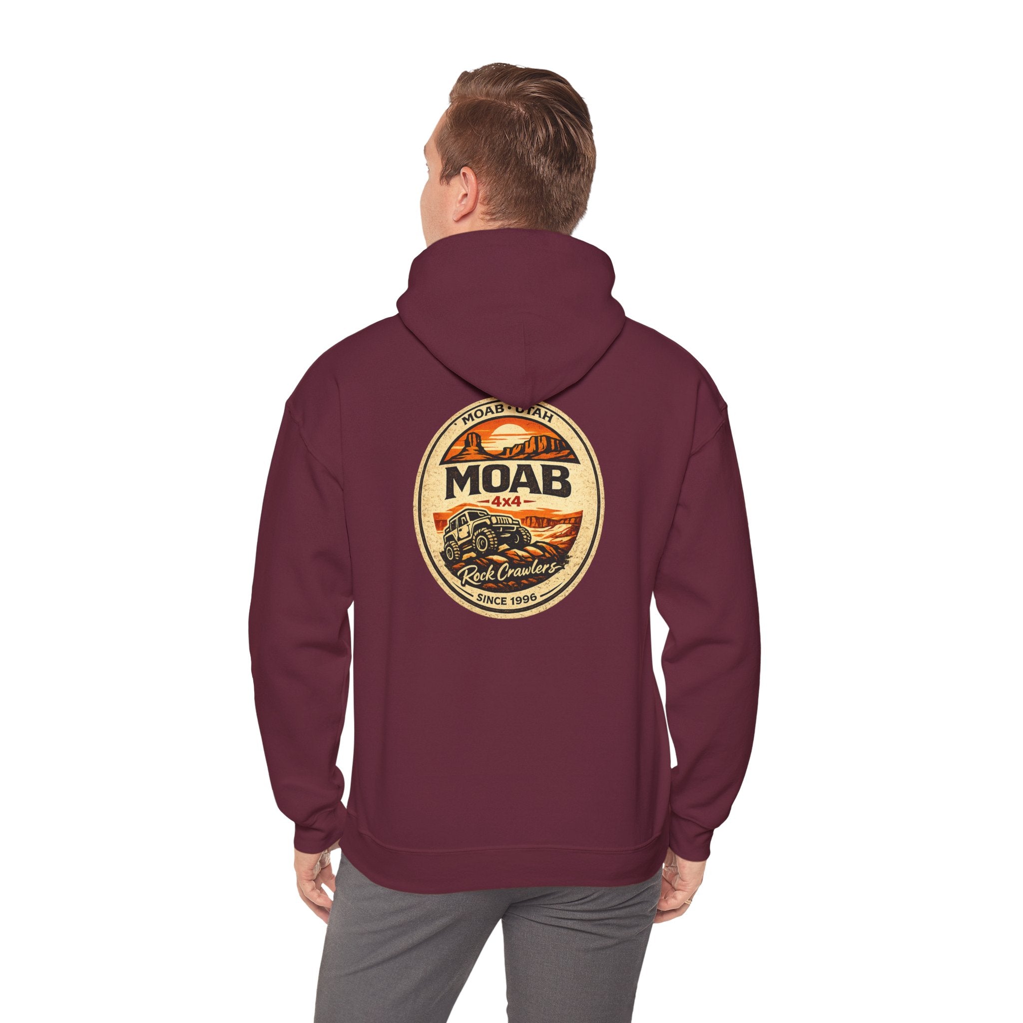 Moab 4x4 Off-Road Hoodie — Vintage Rock Crawler Pullover