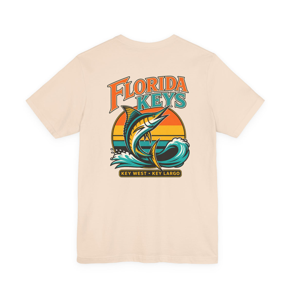 Florida Keys Marlin Sunset T-Shirt — Key West & Key Largo Fishing Tee