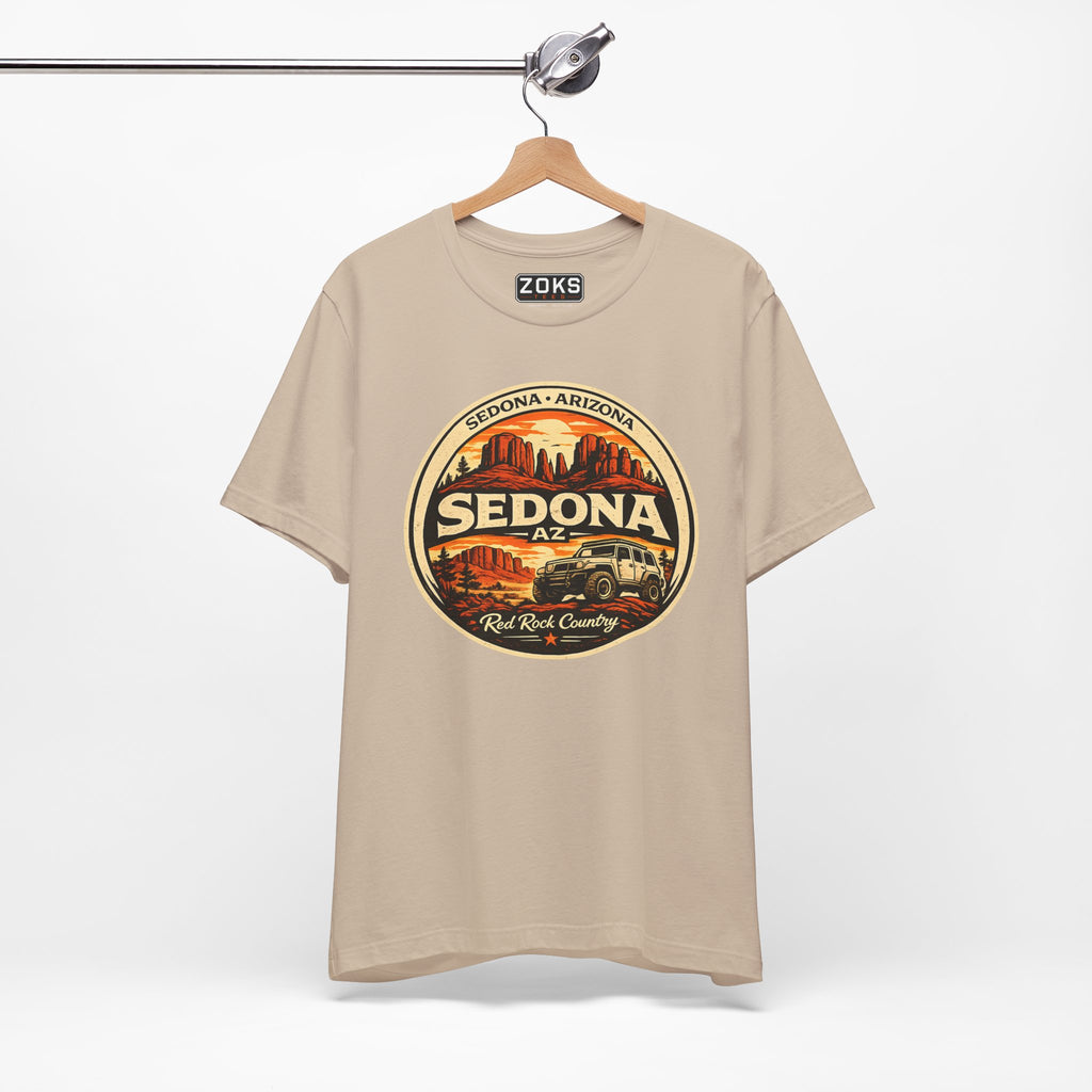 Sedona AZ Vintage Jeep T-Shirt — Red Rock Country Souvenir Tee