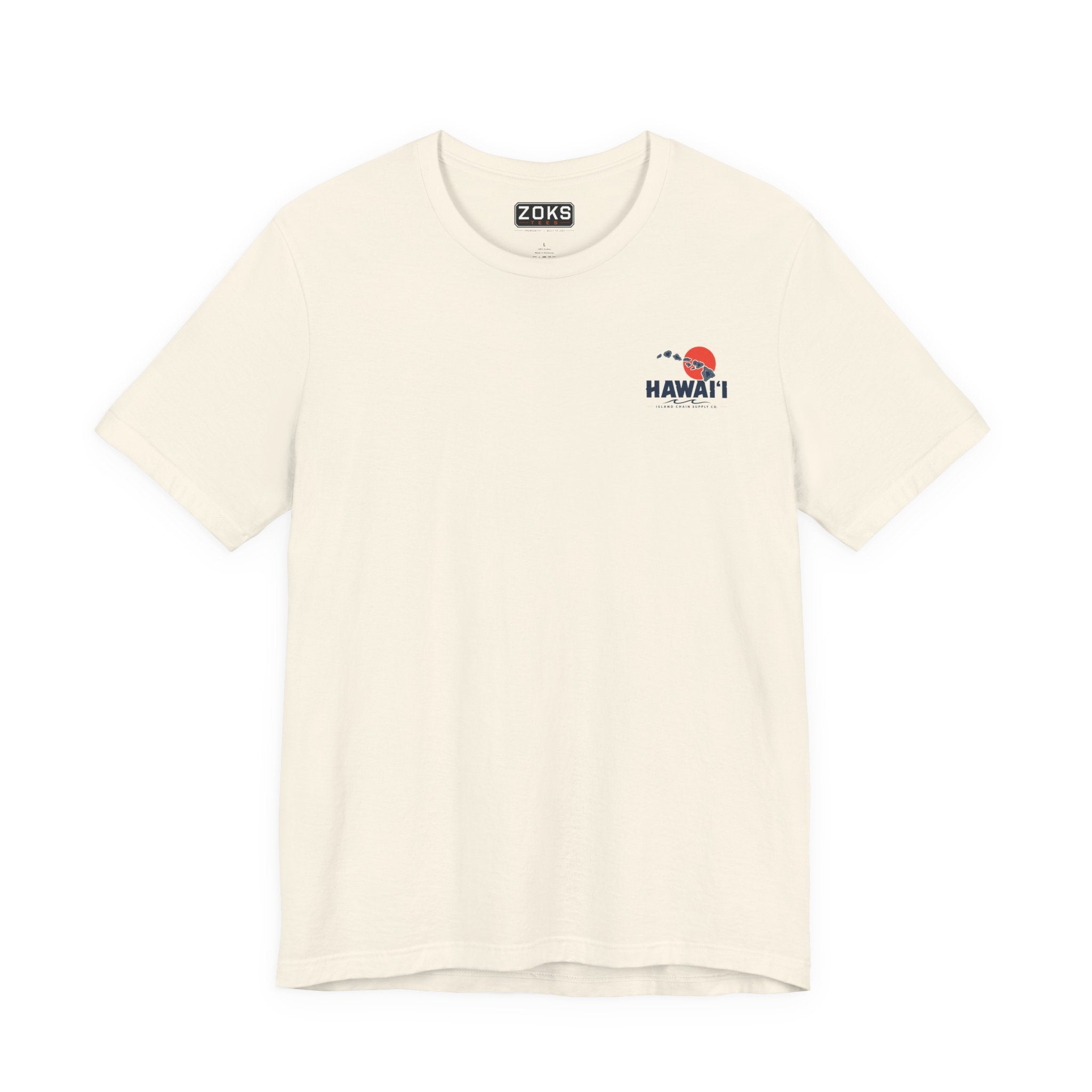 Hawai‘i Island Chain Supply Co. T-Shirt – Vintage Surf Map Graphic