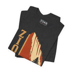 Zion National Park Vintage Sunset T-Shirt — Retro Hiking Tee
