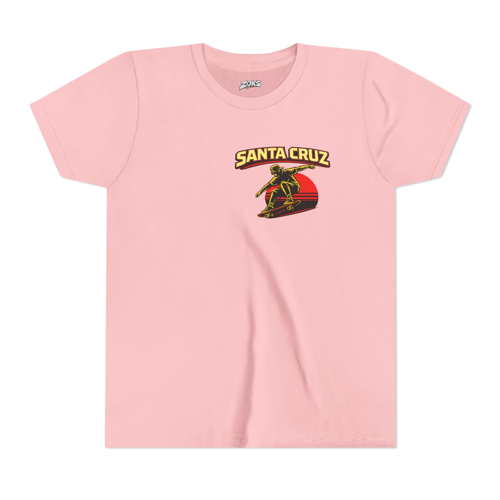 Santa Cruz Youth Skateboard Tee – Vintage Surf Skate California USA