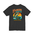 Florida Keys Marlin Sunset T-Shirt — Key West & Key Largo Fishing Tee