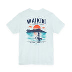 WAIKĪKĪ Paddle Club T-Shirt | Oʻahu Hawaiʻi Surf & Beach Tee