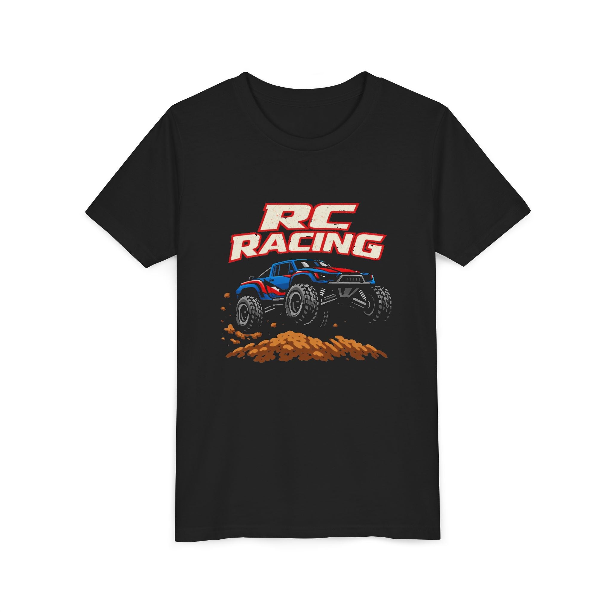 RC Racing Youth Tee — Kid's Remote Control Monster Truck Graphic Shirt