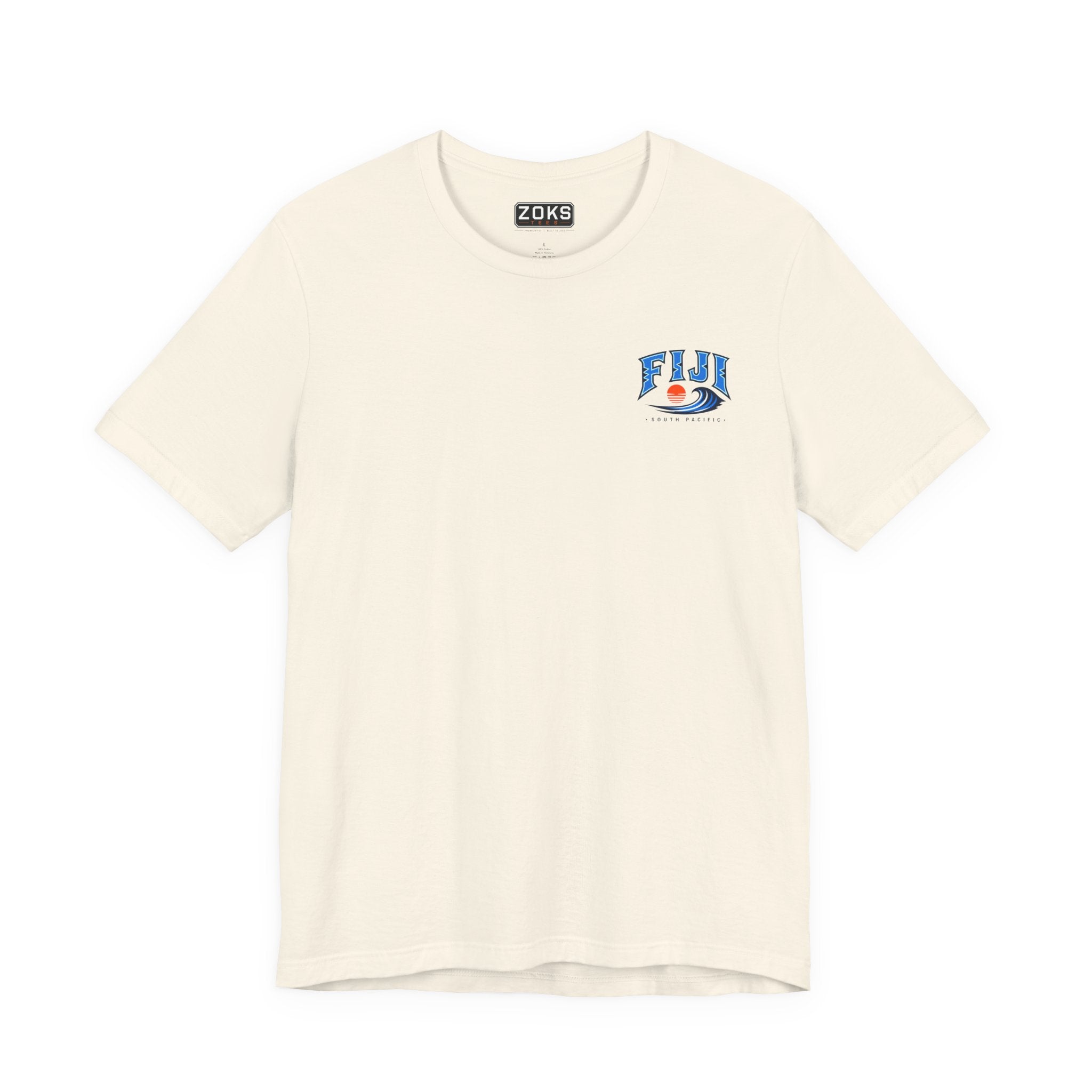 FIJI South Pacific Surf Tee – Premium Island Wave Graphic Shirt (Front & Back Print)