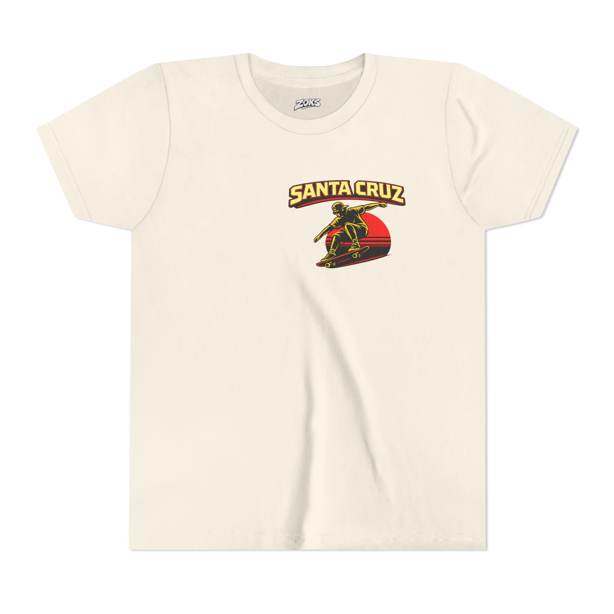 Santa Cruz Youth Skateboard Tee – Vintage Surf Skate California USA