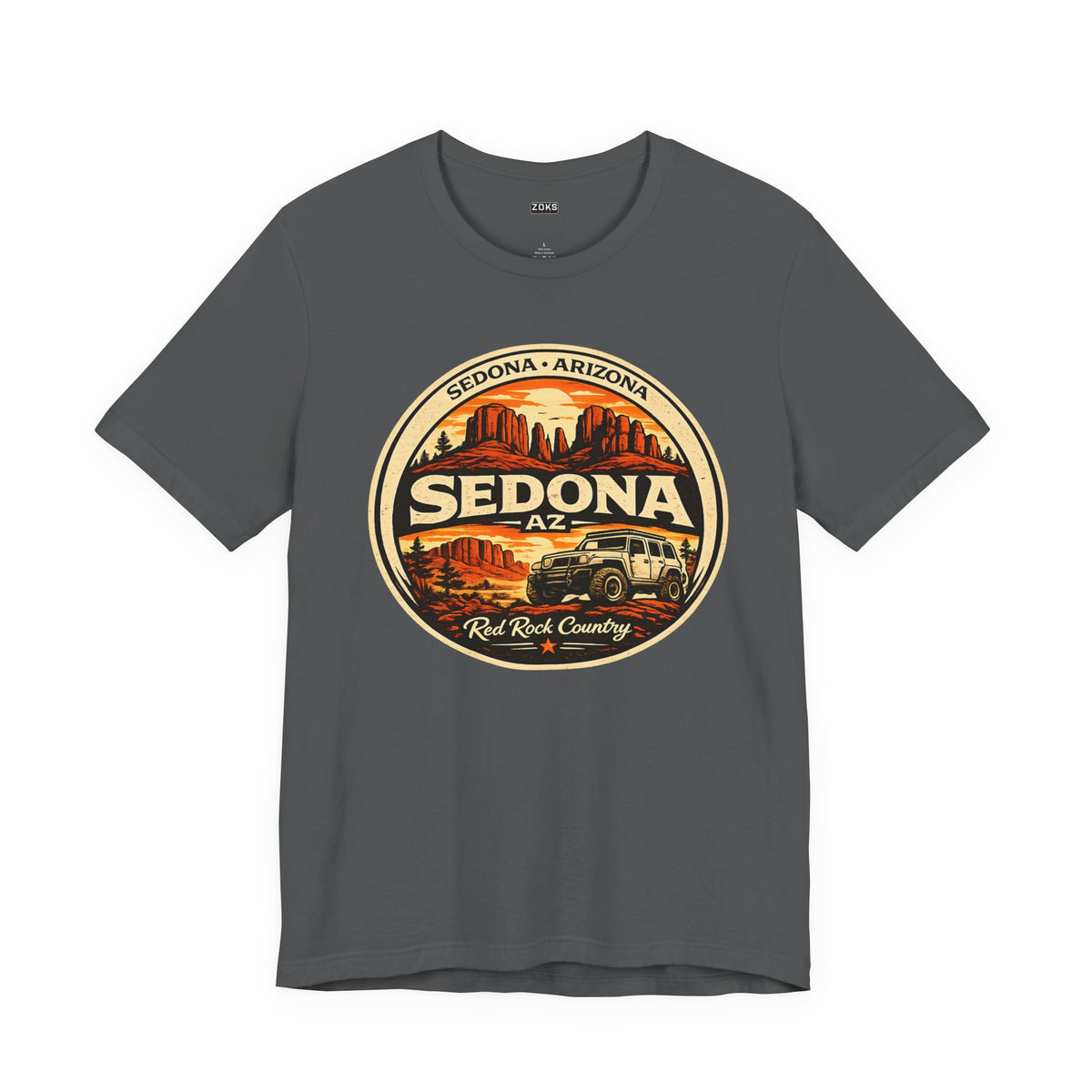 Sedona AZ Vintage Jeep T-Shirt — Red Rock Country Souvenir Tee