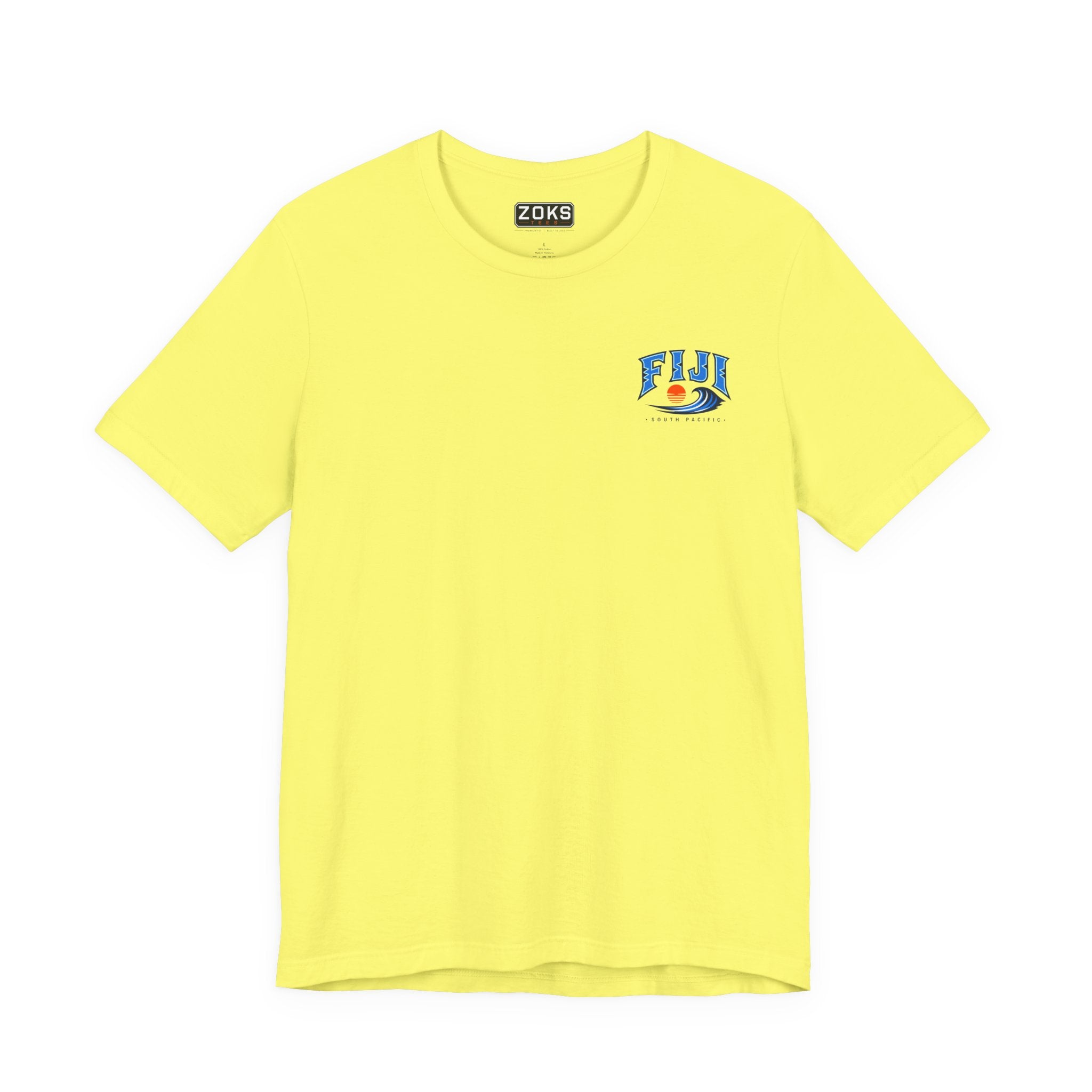 FIJI South Pacific Surf Tee – Premium Island Wave Graphic Shirt (Front & Back Print)