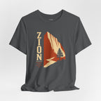 Zion National Park Vintage Sunset T-Shirt — Retro Hiking Tee