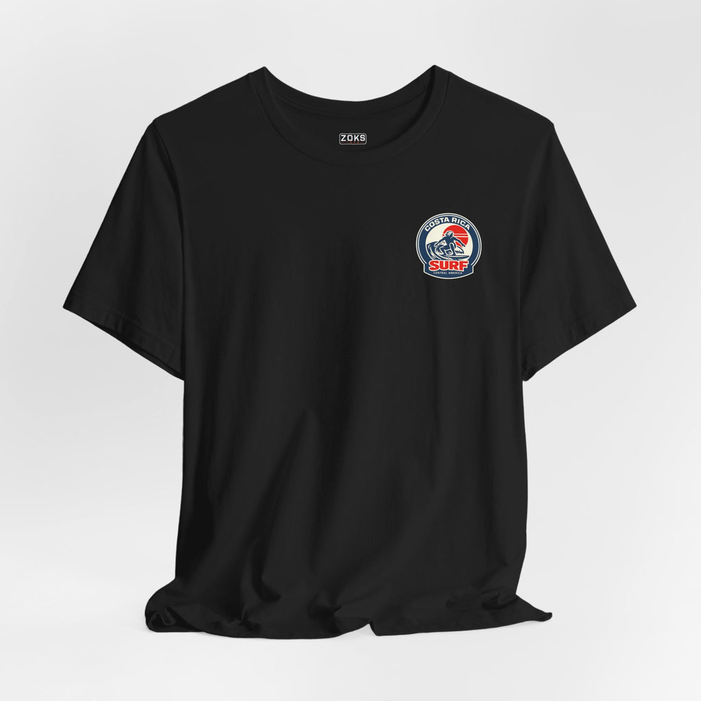 Costa Rica Surf Vintage Graphic Tee — Retro Surfer T-Shirt