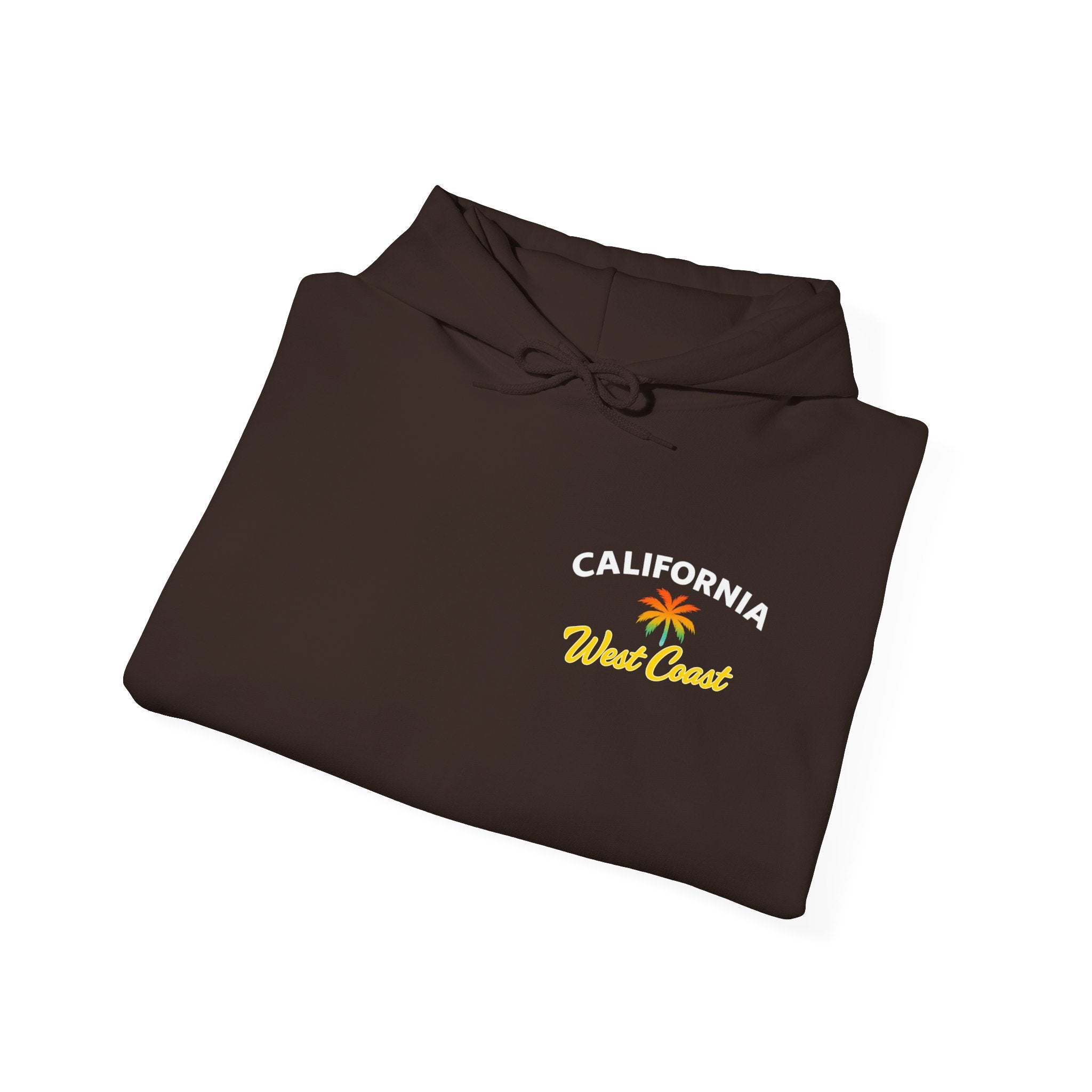 California Sunset Palm Tree Hoodie — Retro Beach Pullover