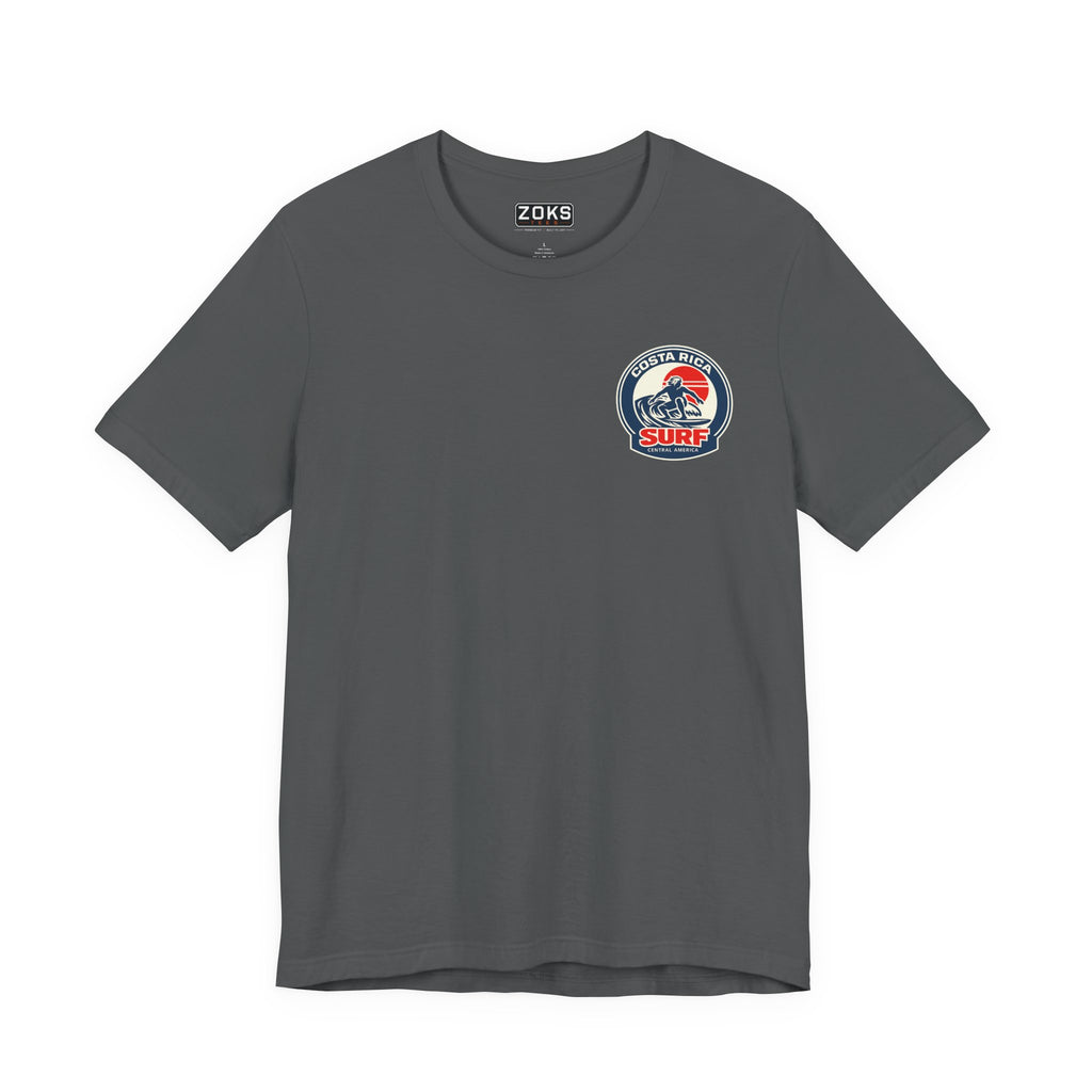 Costa Rica Surf Vintage Graphic Tee — Retro Surfer T-Shirt