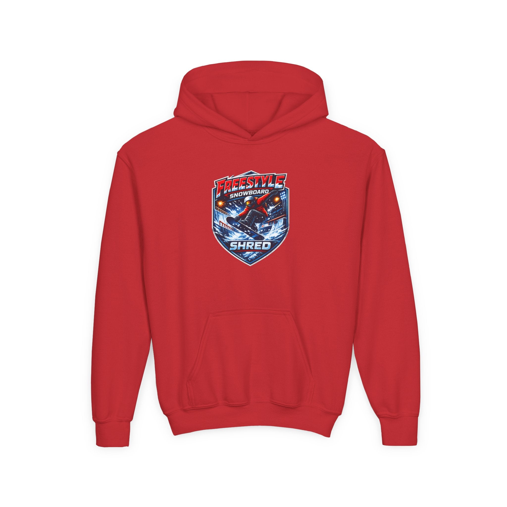 Youth Snowboard Hoodie — Freestyle Snowboarding Graphic Pullover