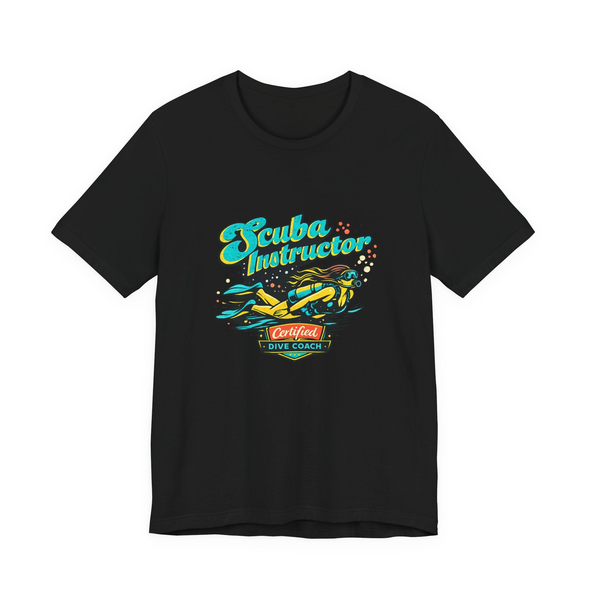 Scuba Instructor Dive Coach T‑Shirt — Retro Diving Tee for Scuba Lovers