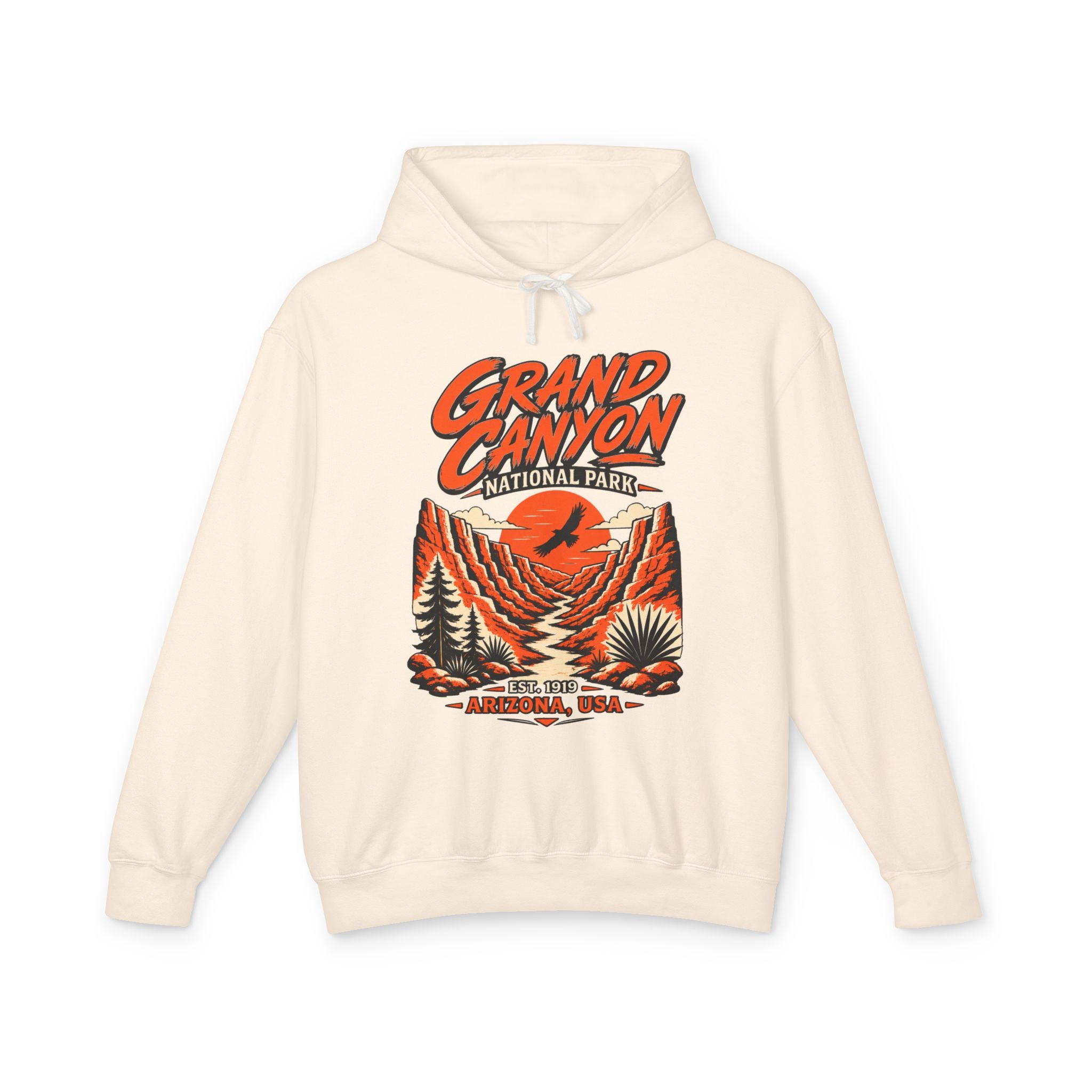 Grand Canyon National Park Hoodie – Vintage Arizona Travel Graphic Pullover for Men & Women