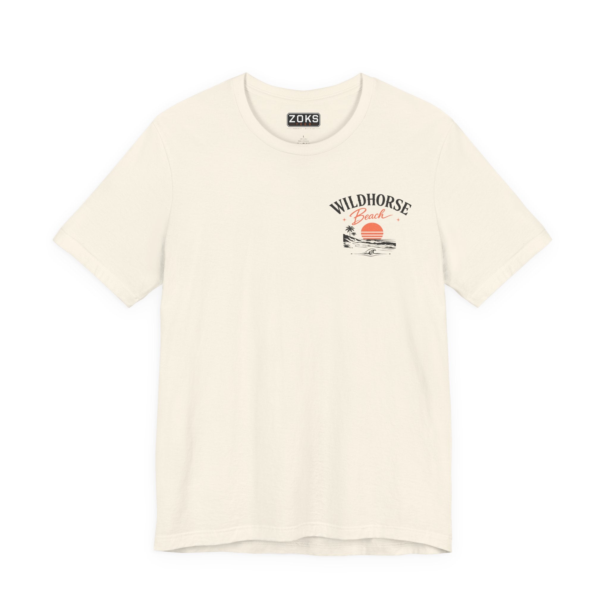 Wildhorse Beach Vintage Sunset Tee – Women's Coastal Aesthetic Shirt