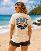 FIJI South Pacific Surf Tee – Premium Island Wave Graphic Shirt (Front & Back Print)