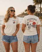 Wildhorse Beach Vintage Sunset Tee – Women's Coastal Aesthetic Shirt